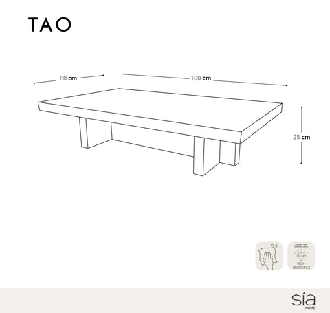 Table basse TAO 100cm