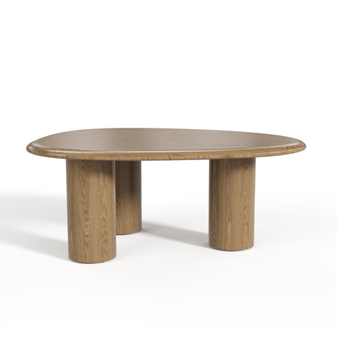Table basse OLIVO noyer 90cm