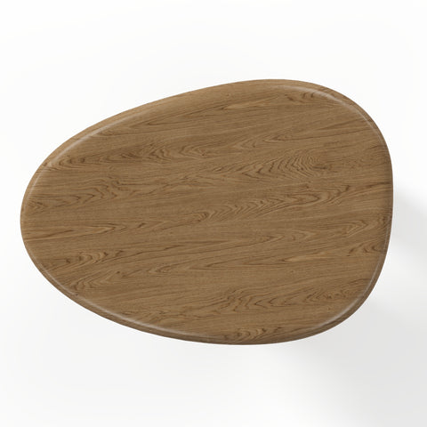 Table basse OLIVO noyer 90cm