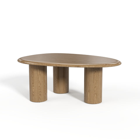 Table basse OLIVO noyer 90cm