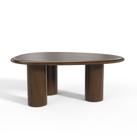 Table basse OLIVO noyer 90cm
