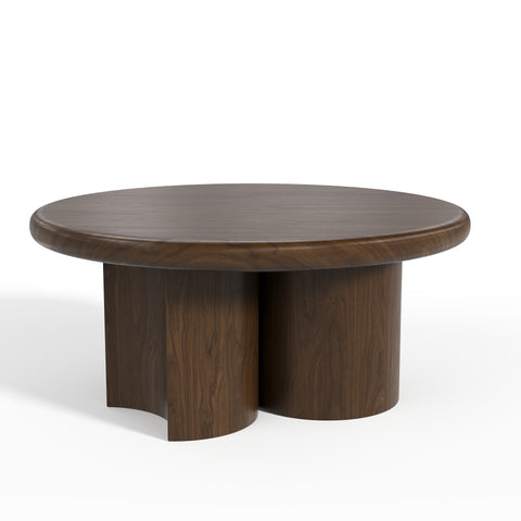 Table basse SELVA noyer foncé 89cm