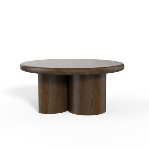 Table basse SELVA noyer foncé 89cm