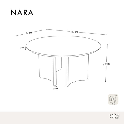 Table basse NARA 80cm
