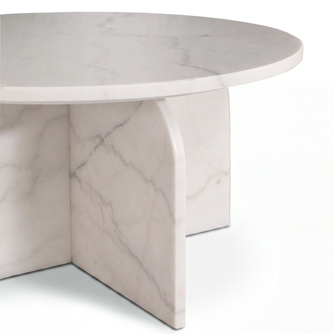 Table basse SILEA en marbre 70cm