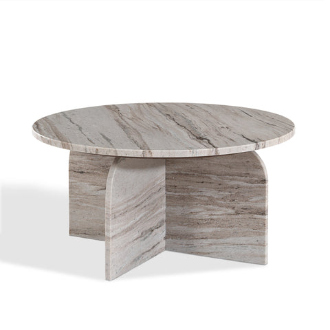 Table basse SILEA en marbre 70cm