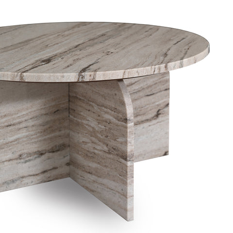 Table basse SILEA en marbre 70cm
