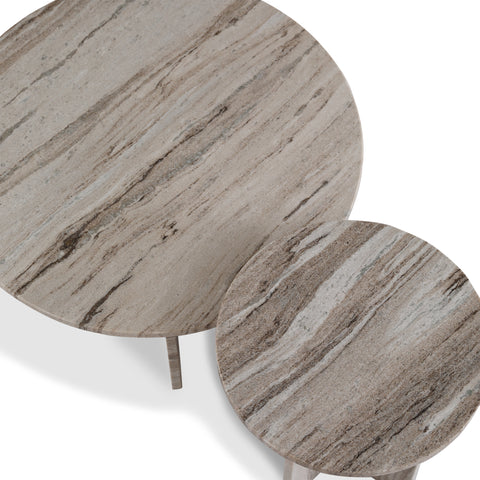 Table basse SILEA en marbre 70cm