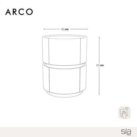 Table de chevet ARCO 40cm