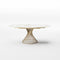 Table extensible MOON Céramique Pied Doré 120x76cm