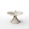 Table extensible XL MOON Céramique Pied Doré 150x76cm