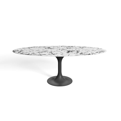 Table fixe NYMPHEA pied noir 180x90x75cm