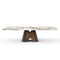 Table extensible VIVA Pandora et pied bronze 160x90x76cm