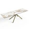 Table à manger extensible GINKO pieds dorés 180cm