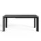 Table à manger extensible LINEA pieds noirs 140cm