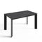 Table à manger extensible LINEA pieds noirs 140cm