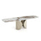 Table extensible FLORA Pandora pied doré 160cm