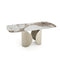 Table extensible FLORA Pandora pied doré 160cm