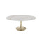 Table à manger NYMPHÉA pied doré 160cm