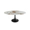 Table à manger NYMPHÉA Pandora pied noir 160cm