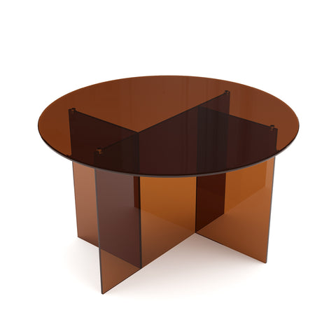 Table à manger SIENNA en verre 120cm