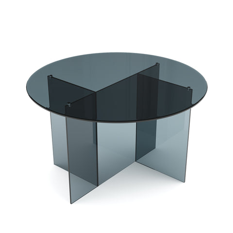 Table à manger SIENNA en verre 120cm