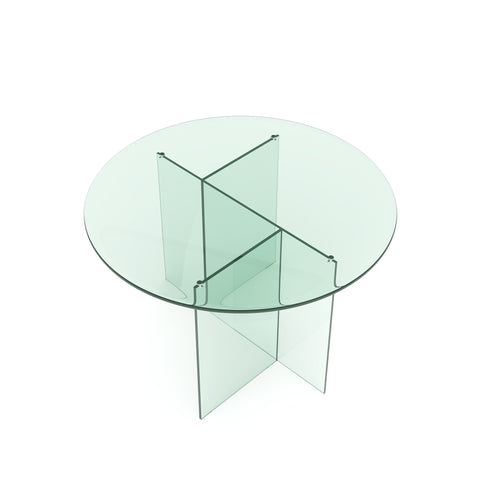 Table à manger SIENNA en verre 120cm