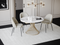 Table extensible MOON pieds doré 120cm