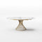 Table extensible MOON pieds doré 120cm