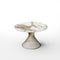 Table extensible MOON pieds doré 120cm
