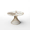 Table extensible MOON XL céramique Pandora et pieds doré 150cm