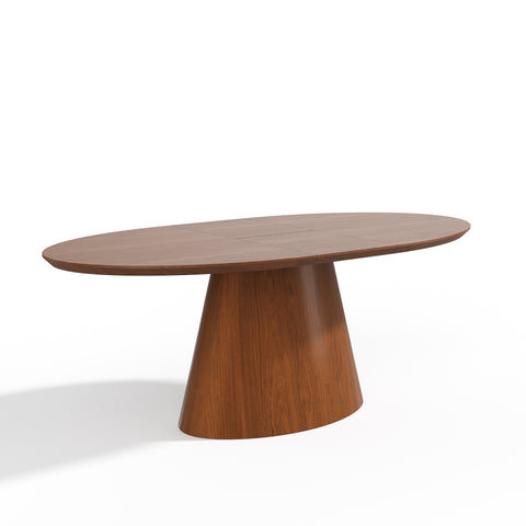 Table à manger extensible NAVA Noyer 160cm
