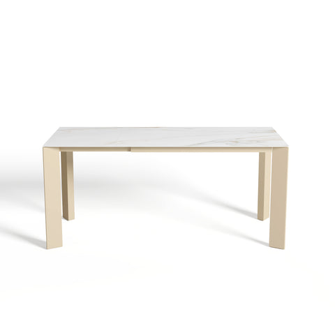 Table extensible Arum pieds dorés 120x80x76cm