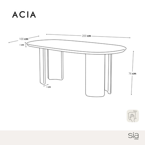 Table à manger ACIA 200cm