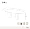 Table à manger LIRA 220cm