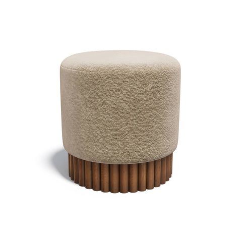 Pouf TEKA tissu bouclette