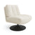 Fauteuil TIMELESS pied noir tissu bouclette
