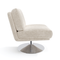Fauteuil TIMELESS pied chrome velours côtelé