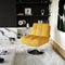 Fauteuil TIMELESS pied chrome velours côtelé