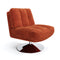 Fauteuil TIMELESS pied chrome velours côtelé