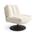 Fauteuil TIMELESS pied noir velours texturé