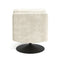 Fauteuil TIMELESS pied noir velours texturé