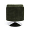 Fauteuil TIMELESS pied chrome velours texturé