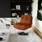 Fauteuil TIMELESS pied chrome velours texturé