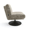 Fauteuil TIMELESS pied noir velours texturé