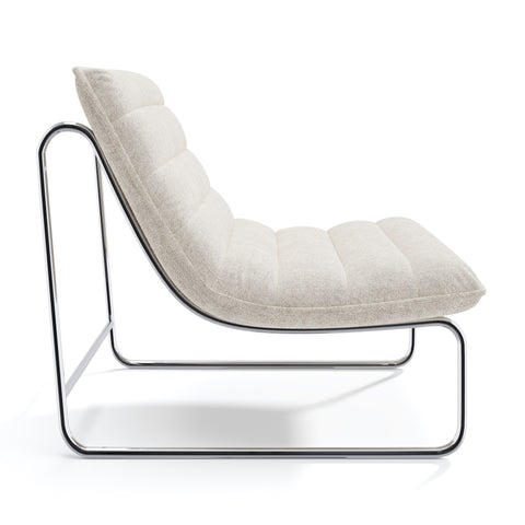 Fauteuil VINTY velours texturé
