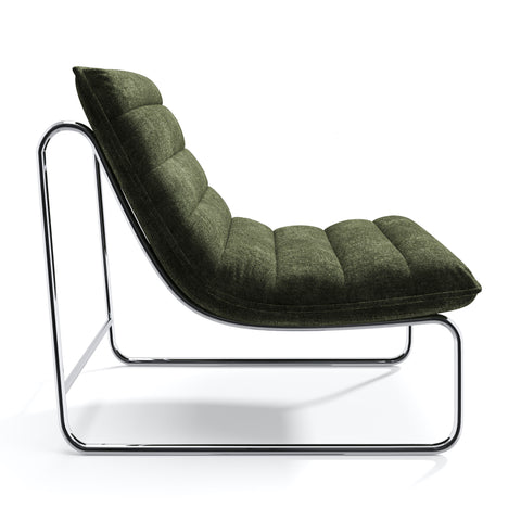 Fauteuil VINTY velours texturé