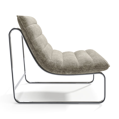 Fauteuil VINTY velours texturé