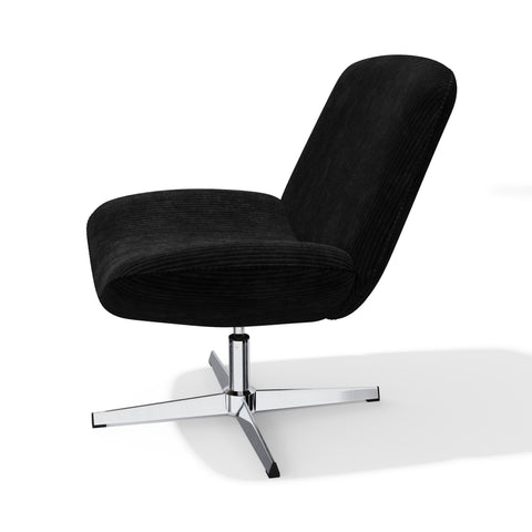 Fauteuil VIVY pivotant velours côtelé