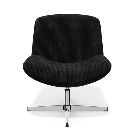 Fauteuil VIVY pivotant velours côtelé